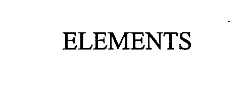 Trademark Logo ELEMENTS