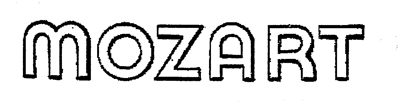 Trademark Logo MOZART