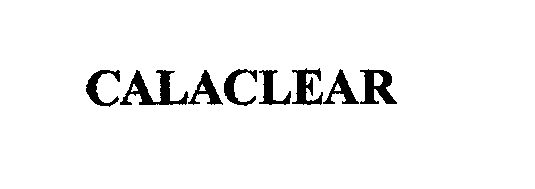 Trademark Logo CALACLEAR