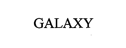 Trademark Logo GALAXY