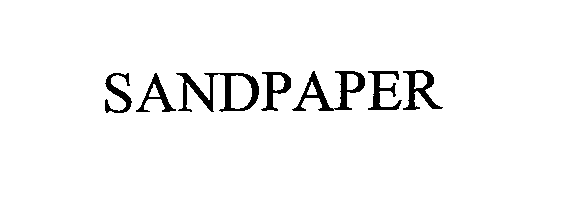 Trademark Logo SANDPAPER