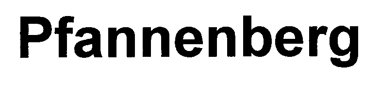 Trademark Logo PFANNENBERG