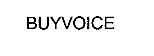 Trademark Logo BUYVOICE
