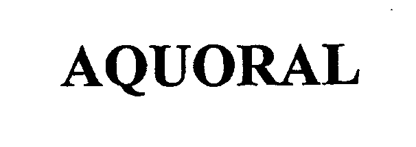 Trademark Logo AQUORAL