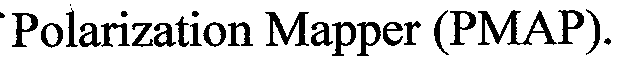 Trademark Logo POLARIZATION MAPPER (PMAP)