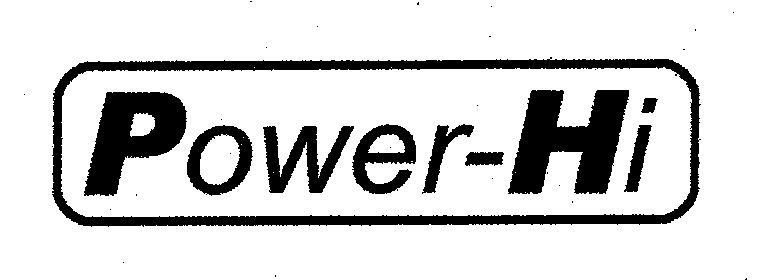 Trademark Logo POWER-HI