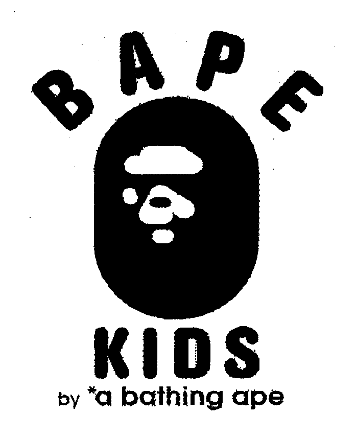 Trademark Logo BAPE KIDS BY *A BATHING APE
