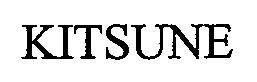 Trademark Logo KITSUNE