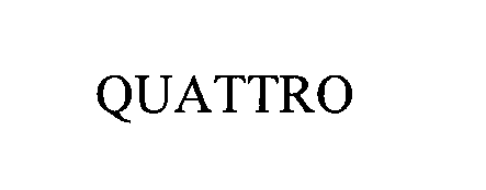 Trademark Logo QUATTRO