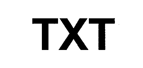 Trademark Logo TXT