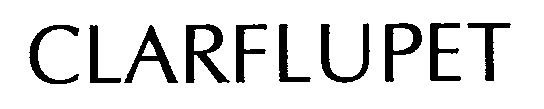 Trademark Logo CLARFLUPET
