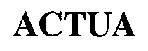 Trademark Logo ACTUA