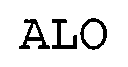 Trademark Logo ALO