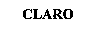 Trademark Logo CLARO