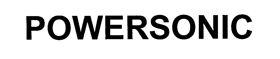 Trademark Logo POWERSONIC