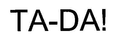Trademark Logo TA-DA!