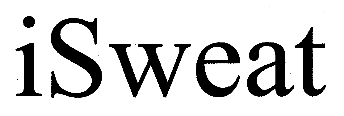 Trademark Logo ISWEAT