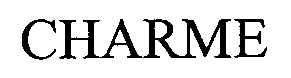 Trademark Logo CHARME