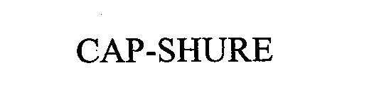 Trademark Logo CAP-SHURE