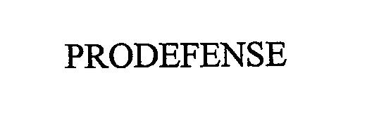 Trademark Logo PRODEFENSE