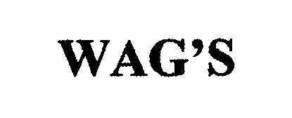 Trademark Logo WAG'S