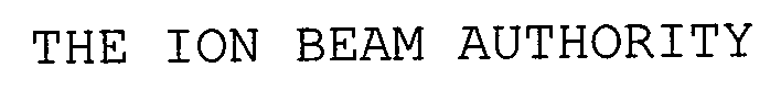 Trademark Logo THE ION BEAM AUTHORITY