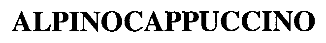 Trademark Logo ALPINOCAPPUCCINO