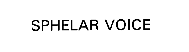  SPHELAR VOICE