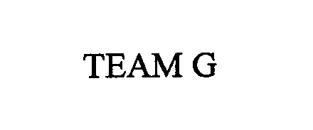  TEAM G