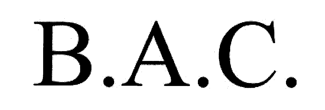 Trademark Logo B.A.C.