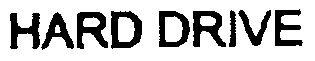 Trademark Logo HARD DRIVE