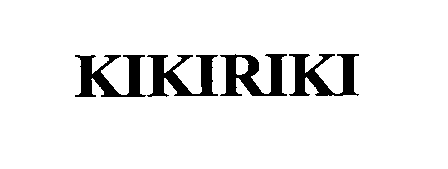 Trademark Logo KIKIRIKI