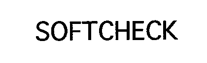 Trademark Logo SOFTCHECK
