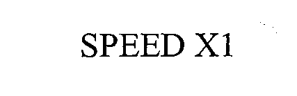 Trademark Logo SPEED X1