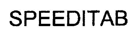 Trademark Logo SPEEDITAB