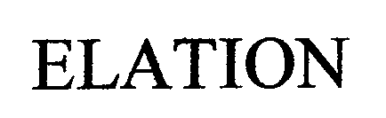 Trademark Logo ELATION