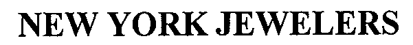 Trademark Logo NEW YORK JEWELERS
