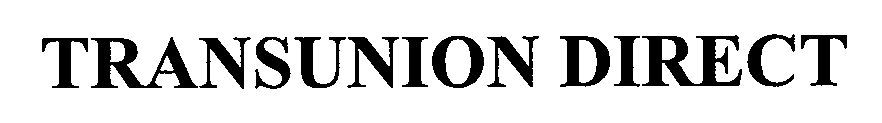 Trademark Logo TRANSUNION DIRECT