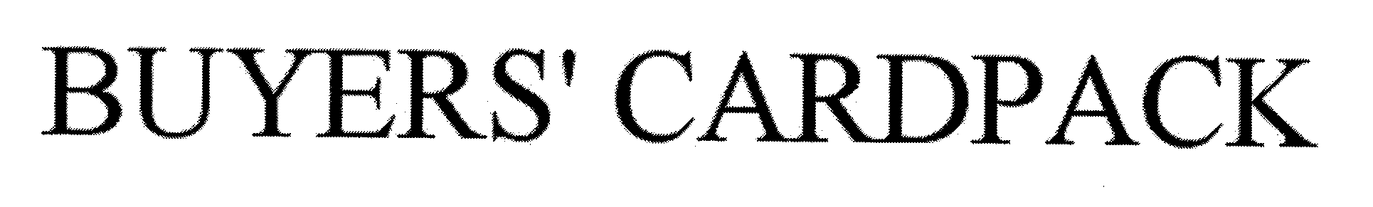 Trademark Logo BUYERS' CARDPACK