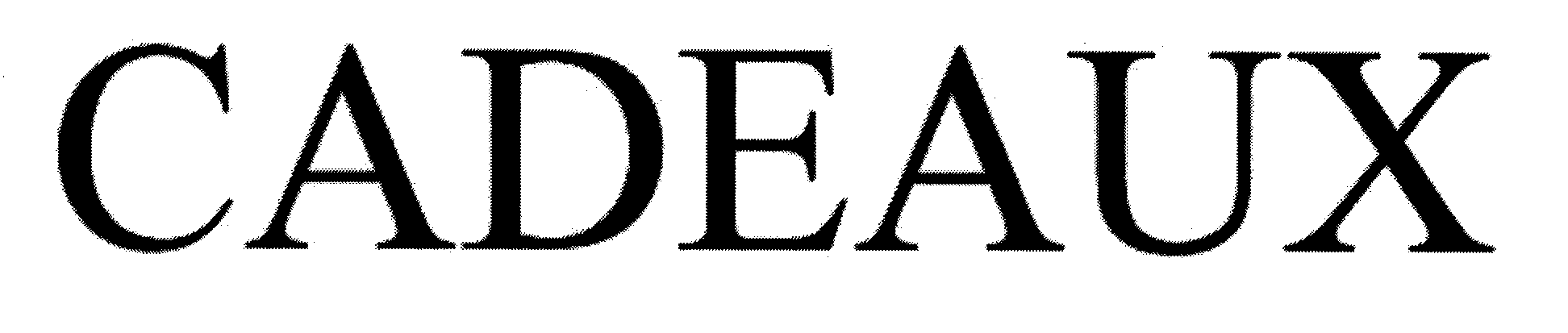 Trademark Logo CADEAUX