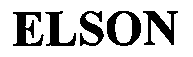 Trademark Logo ELSON