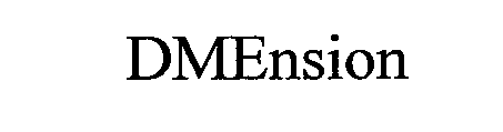 Trademark Logo DMENSION