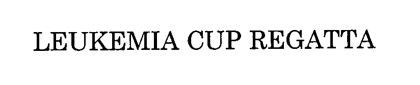  LEUKEMIA CUP REGATTA