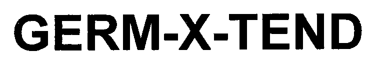 Trademark Logo GERM-X-TEND
