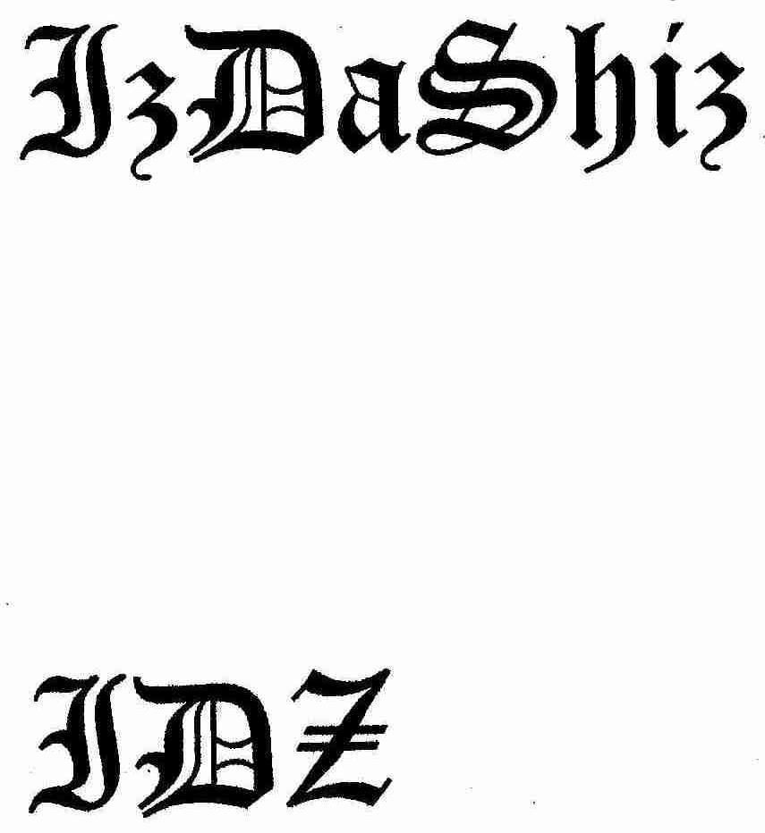 Trademark Logo IZDASHIZ IDZ