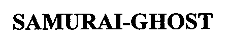 Trademark Logo SAMURAI-GHOST