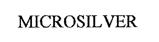 Trademark Logo MICROSILVER