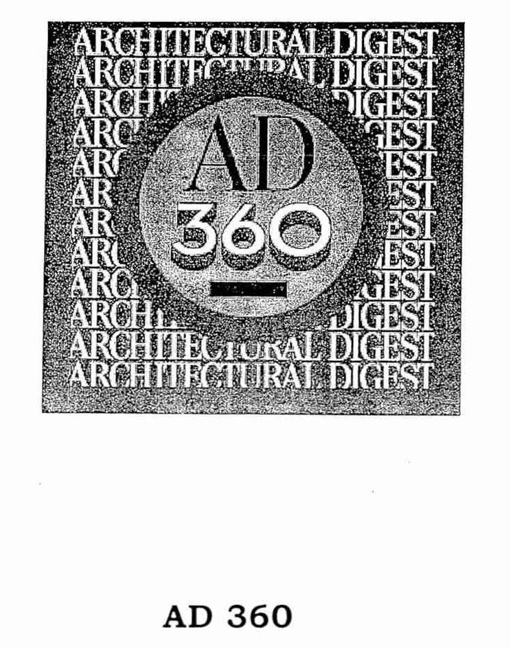  AD 360 ARCHITECTURAL DIGEST