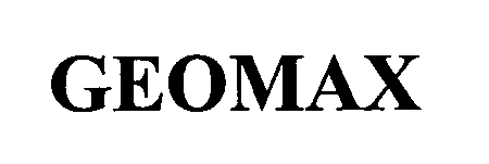 Trademark Logo GEOMAX