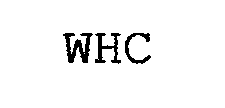 Trademark Logo WHC